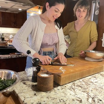 Cozymeal - Chef Megan is teaching me how to properly make Caesar dressing. - Cooking Classes Near Me - Austin, Texas