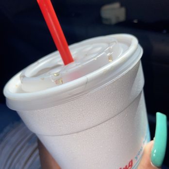 Sonic Drive-In - Hair in the lid of my cup - Burgers Near Me - Vacaville, California