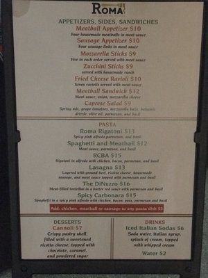 Menu photo 2 Roma Italian Street Cuisine Clovis, CA Menu photo 2 Roma Italian Street Cuisine Clovis, CA