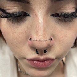 Modern Mods - Arrowhead  - Beautiful Paired nostrils by Heather Moss... we love our clients trust our expertise and professionalism