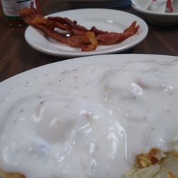 1/2&1/2 with a side of bacon 1/2&1/2 with a side of bacon