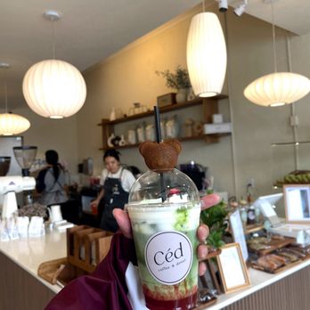 Ced Coffee & Donut - Strawberry matcha - Coffee & Tea Near Me - Garden Grove, California