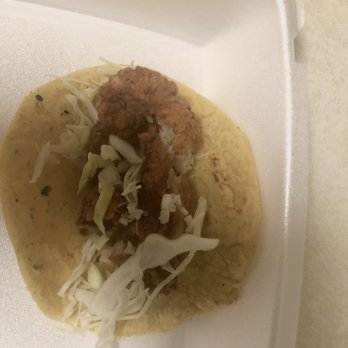 Taco Man Grill - Fish Taco With Hard Crusty Breading & No Fillings - Mexican Near Me - Henderson, Nevada Taco Man Grill - Fish Taco With Hard Crusty Breading & No Fillings - Mexican Near Me - Henderson, Nevada