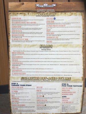 Menu photo 8 All American Steakhouse Manassas, VA Menu photo 8 All American Steakhouse Manassas, VA