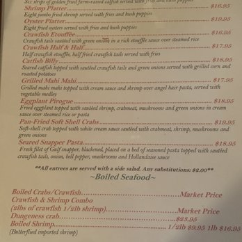 LT's Seafood & Steakhouse - Menu - Seafood Near Me - Broussard, Louisiana