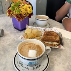 Sweet potato casserole latte -- delicious!!