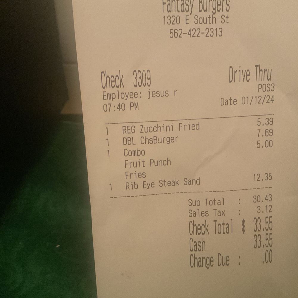 Receipt Receipt