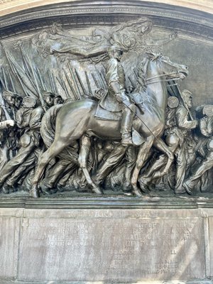 Robert Gould Shaw and the 54th Regiment Memorial by null