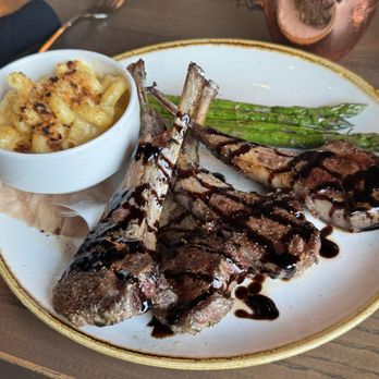 RH House - Lamb chops, Mac and Cheese and Side Asparagusasparagus - Seafood Near Me - Rochester Hills, Michigan