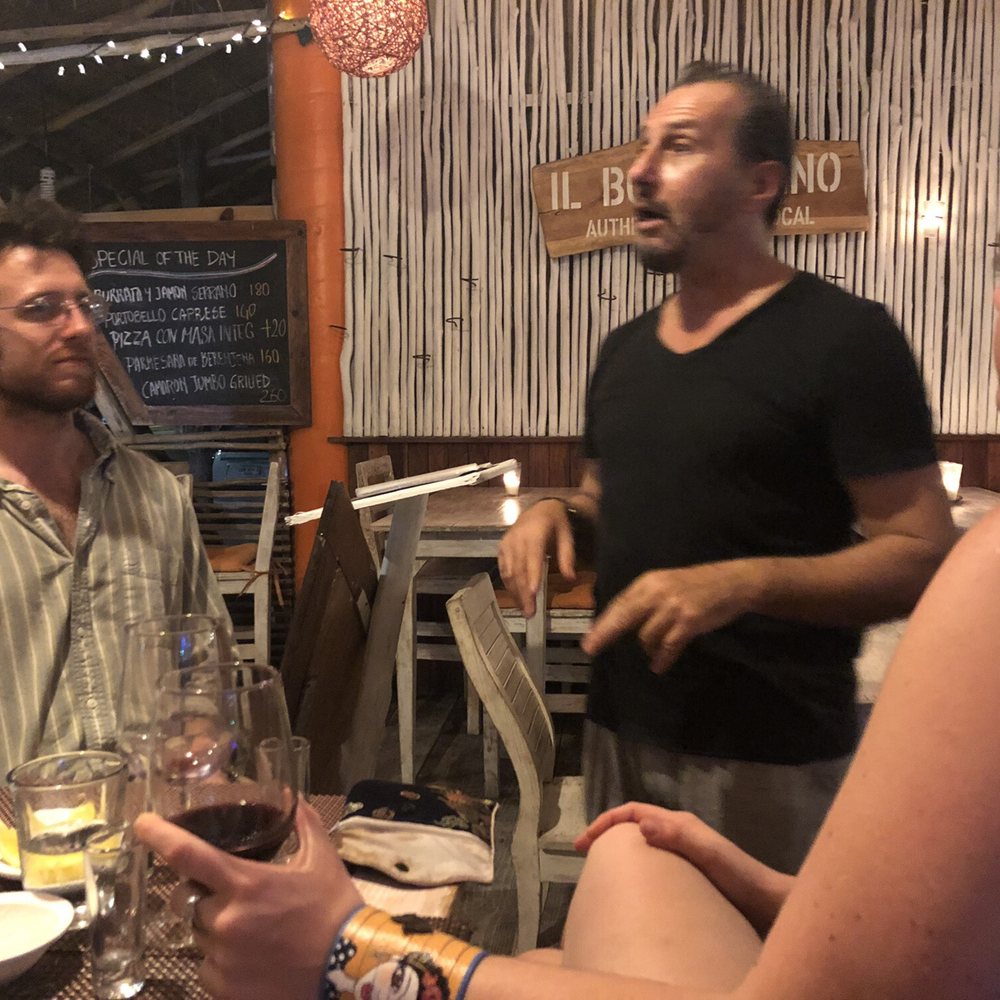 Maximillian, owner of Il Bocconcino. Maximillian, owner of Il Bocconcino.