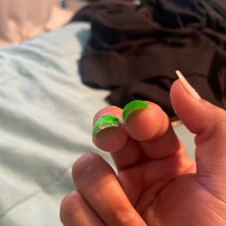 Eden Day Spa & Nails - Taking them off because of disappointment and missing nails.. you can see the difference in thickness