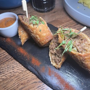 The Elgin - Cheeseburger Egg Roll - Cocktail Bars Near Me - New York, New York