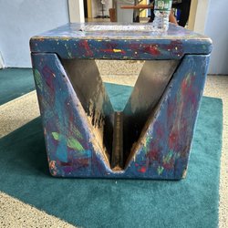Albany's Indoor Rockgym - You must fit through this to participate.  BIG and Tall or Short and Stout, you will be unable to fit.