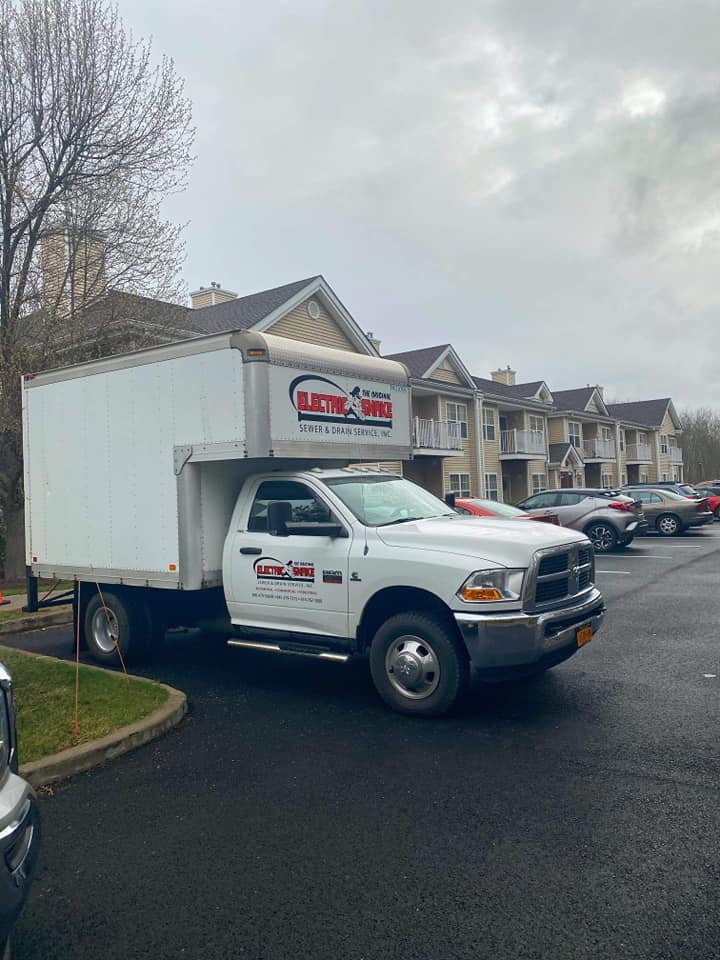 Slide of Electric Snake Sewer and Drain Service