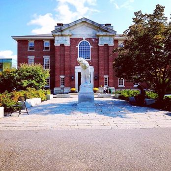 Bowdoin College - The Polar Bear statue (their mascot) - Colleges & Universities Near Me - Brunswick, Maine