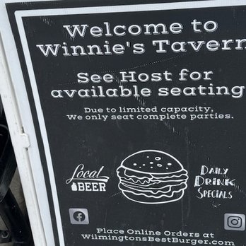 Winnie's Tavern - outdoor signage - Burgers Near Me - Wilmington, North Carolina Winnie's Tavern - outdoor signage - Burgers Near Me - Wilmington, North Carolina