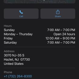 Hours listed 5/27