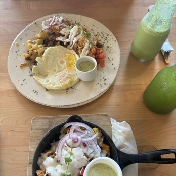 Sage Social Eatery - Chilaquiles and Chorizo Skillet - Latin American Near Me - Covina, California