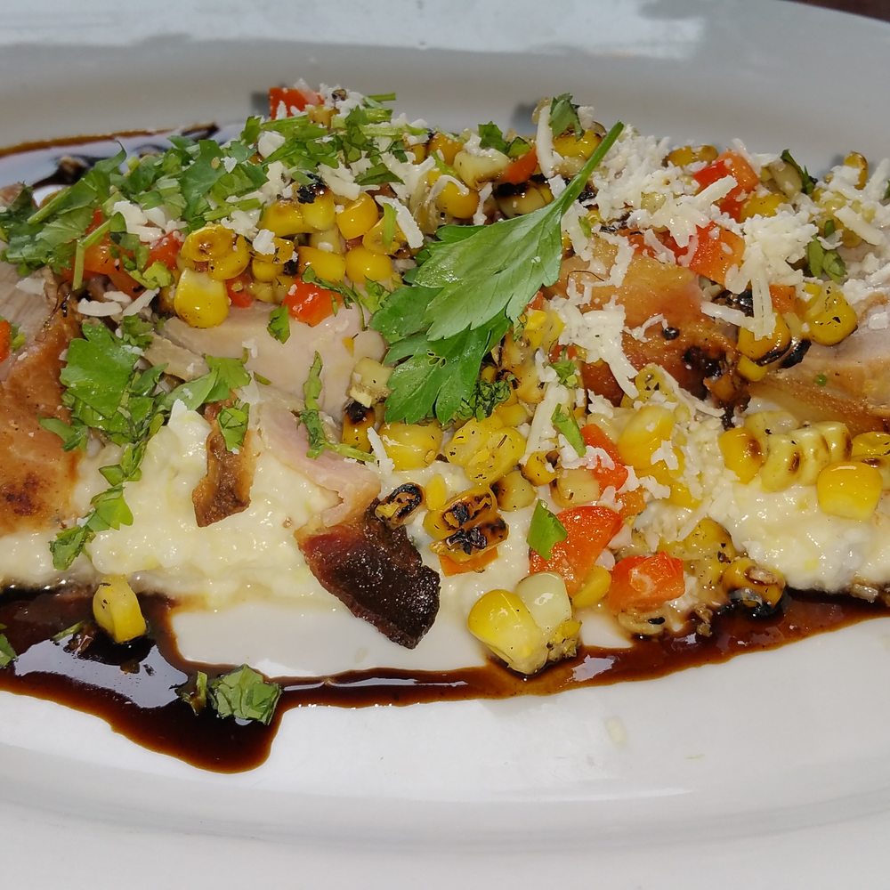Roaring Fork - Bacon wrapped pork tenderloin - New American Near Me - Austin, Texas Roaring Fork - Bacon wrapped pork tenderloin - New American Near Me - Austin, Texas