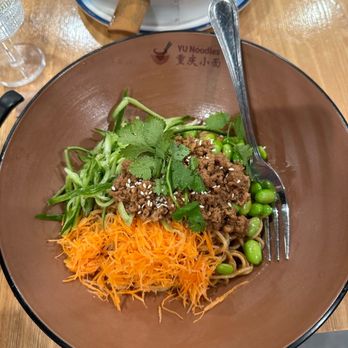 Yu Noodles - Sesame paste w/ minced pork - Chinese Near Me - McLean, Virginia Yu Noodles - Sesame paste w/ minced pork - Chinese Near Me - McLean, Virginia