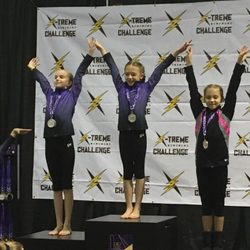 Gym X-Treme Gymnastics - This was me at my favorite gymnastics meet in level 3