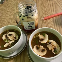 Ying Thai Cuisine - Thai ice tea and tum yum soup