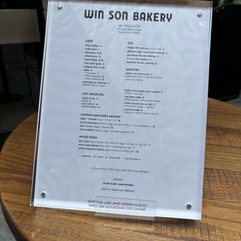 Win Son Bakery - Menu - Taiwanese Near Me - Brooklyn, New York Win Son Bakery - Menu - Taiwanese Near Me - Brooklyn, New York