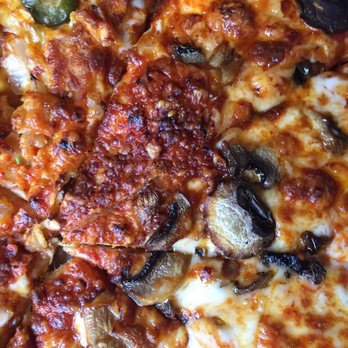 Pizza 101 - Burnt pizza, cashier claimed "it's just the cheese". Bottom was burnt as well. - Pizza Near Me - Sugar Land, Texas