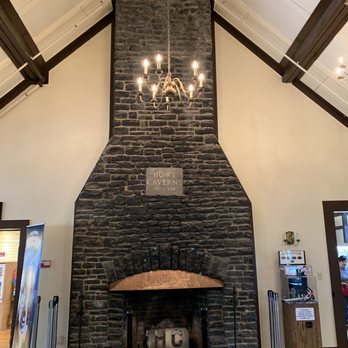Howe Caverns - Fireplace for the colder months. - Tours Near Me - Howes Cave, New York