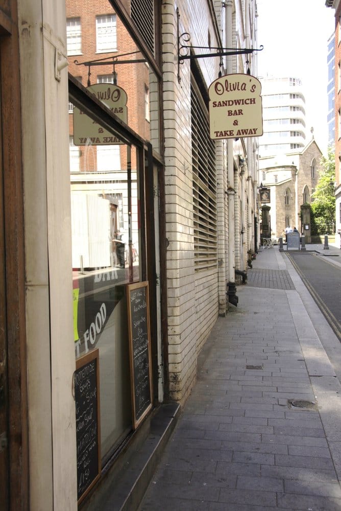 OLIVA’S SANDWICH BAR AND TAKEAWAY Water Street, Liverpool, Merseyside