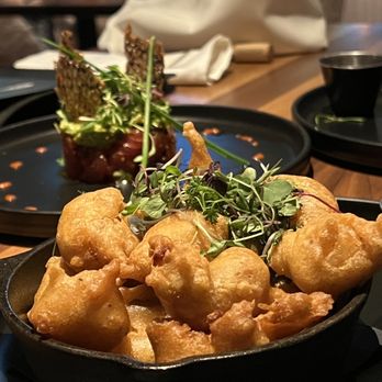 Julep Cast Iron Kitchen + Drink - Shrimp beignets were amazing! IG: @missfoodaddict - New American Near Me - Brea, California Julep Cast Iron Kitchen + Drink - Shrimp beignets were amazing! IG: @missfoodaddict - New American Near Me - Brea, California