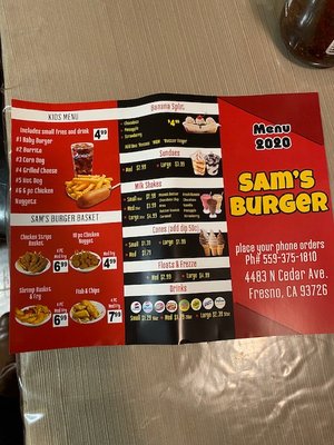 Menu photo 7 Sam’s Burgers Fresno, CA Menu photo 7 Sam’s Burgers Fresno, CA