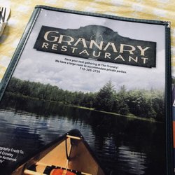 Wild’s Granary Restaurant - The menu