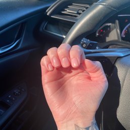 I have to have natural nails for work but they make them look natural and pretty. This gel color is number 19!