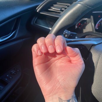 Magic Nail Salon - I have to have natural nails for work but they make them look natural and pretty. This gel color is number 19! - Nail Salons Near Me - Modesto, California
