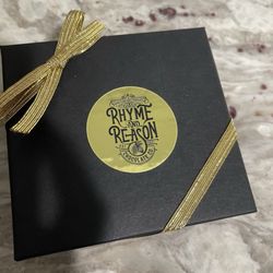 Rhyme and Reason Chocolate - Cute box that bon bons come in.