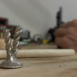 WearWolf Products - We definitely cast in house and use a fresh crucible for every new project to ensure we don't contaminate our metals.