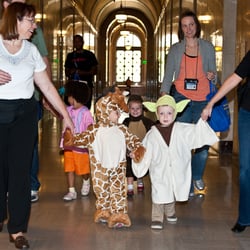 Joy Picus Child Development Center - Trick or Treating in City Hall