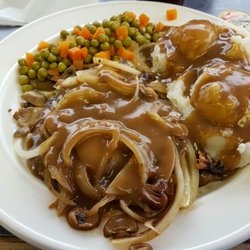 Husky House Restaurant - Hamburger steak