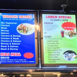 Hibachi Express Auburndale - Menu