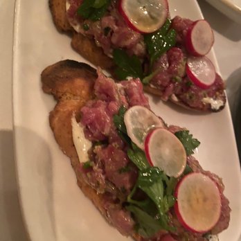 Yvonne's - Steak Tartare - New American Near Me - Boston, Massachusetts Yvonne's - Steak Tartare - New American Near Me - Boston, Massachusetts