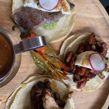Chela Park Slope - Three Mixed Tacos - Mexican Near Me - Brooklyn, New York