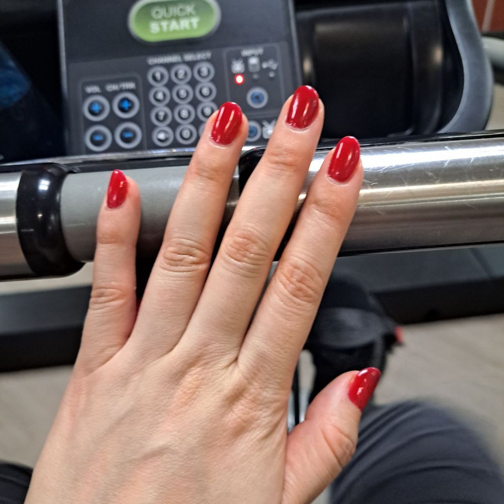 Tami's - Red almond nails for my interview - Nail Salons Near Me - Long Beach, California
