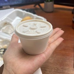 Grandy's - $3 for a side of rice to be this size ?? What a shame .