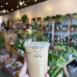 Lavender earl grey iced latte with espresso Lavender earl grey iced latte with espresso