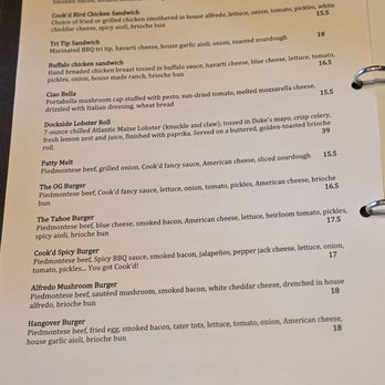 Cook’d - Menu - American Near Me - Reno, Nevada Cook’d - Menu - American Near Me - Reno, Nevada