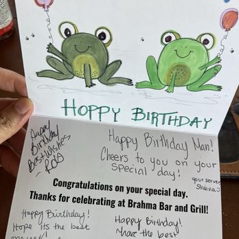 Brahma Bar and Grill - Shout out to the team for this. Def made the homie's day. - New American Near Me - Fair Oaks, California