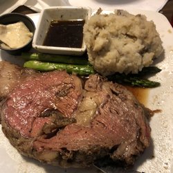 Whiskey Creek Station - Special for tonight was the ribeye with mashed potatoes and asparagus