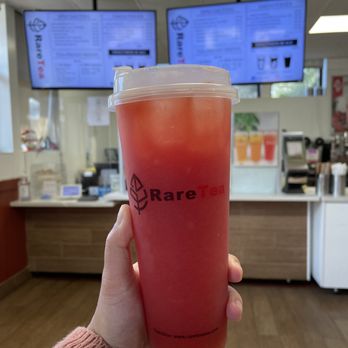 Rare Tea - Davis - Watermelon Green Tea - Bubble Tea Near Me - Davis, California
