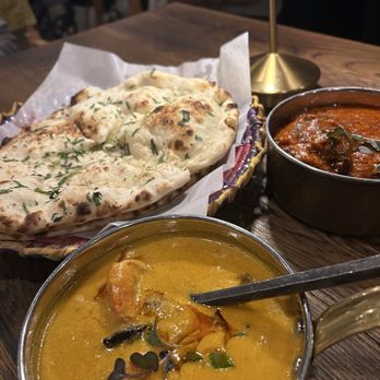 Mint - Shrimp Coconut Curry, Butter Chicken, Garlic Naan - Indian Near Me - Laguna Hills, California